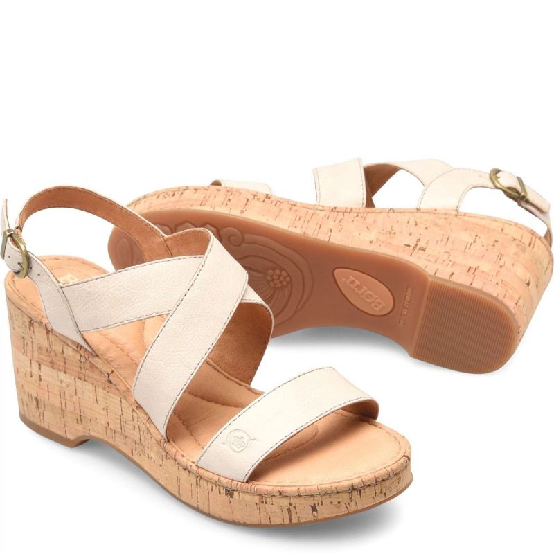 Born Women's Lanai Sandals - White Bone (White)