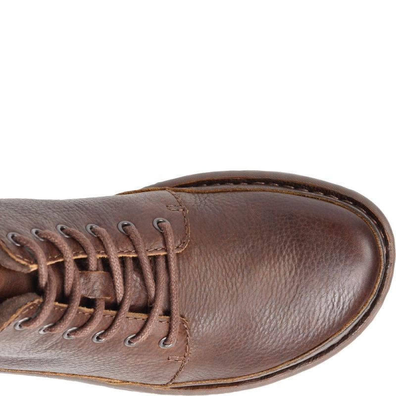 Born Men's Nigel Boots - Dark Brown Combo (Brown)