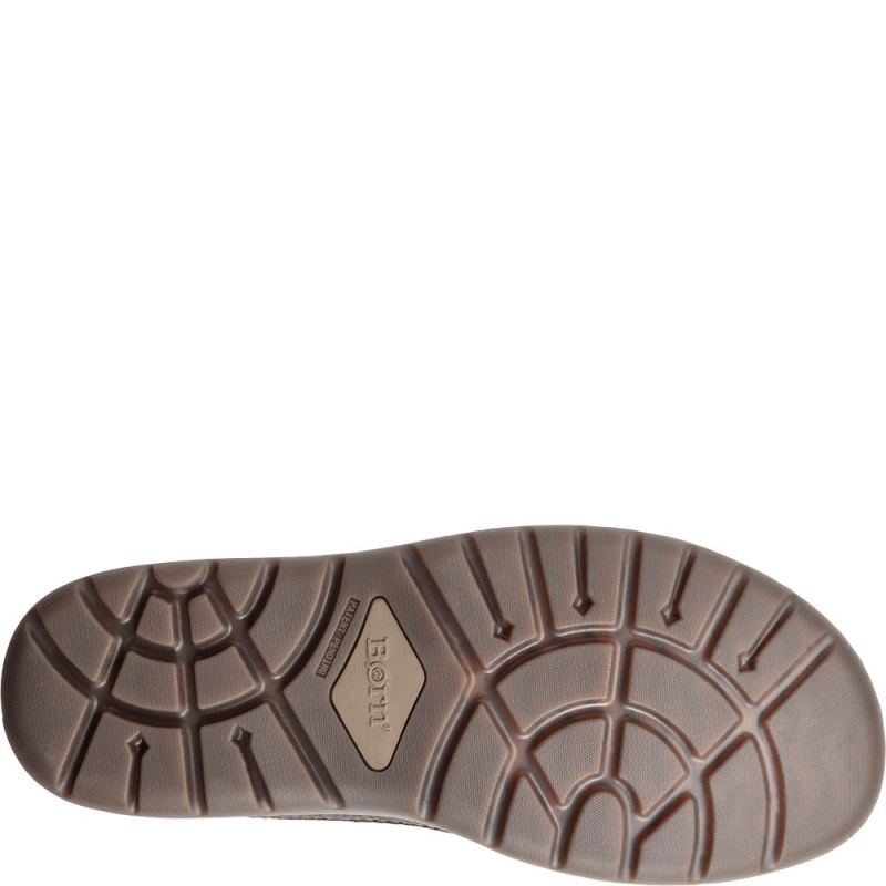 Born Men's Nigel Boots - Dark Brown Combo (Brown)