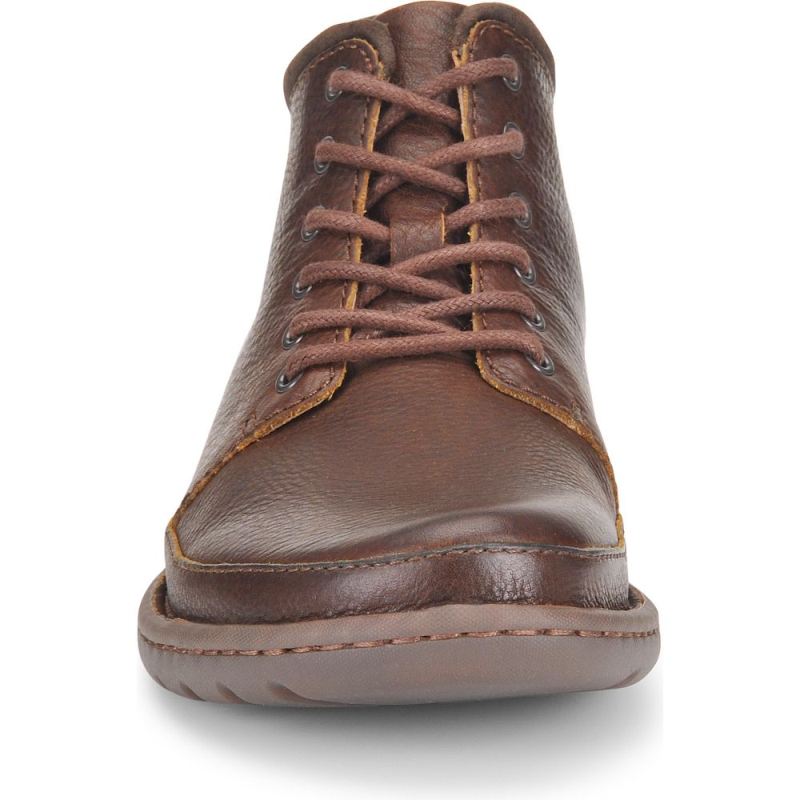 Born Men's Nigel Boots - Dark Brown Combo (Brown)
