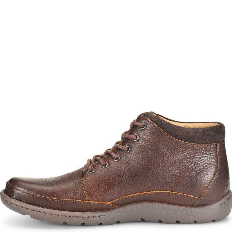 Born Men's Nigel Boots - Dark Brown Combo (Brown)