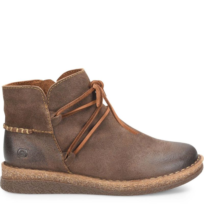 Born Women's Calyn Boots - Taupe Avola distressed (Tan)