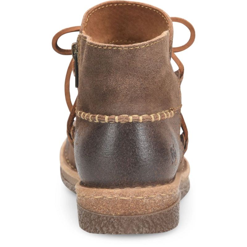 Born Women's Calyn Boots - Taupe Avola distressed (Tan)