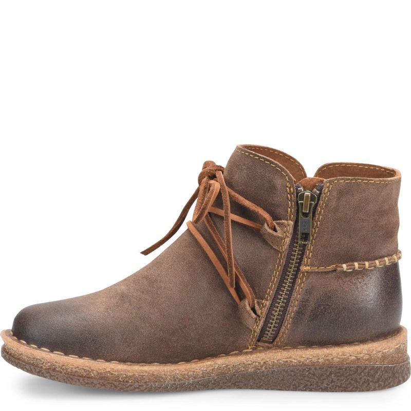 Born Women's Calyn Boots - Taupe Avola distressed (Tan)