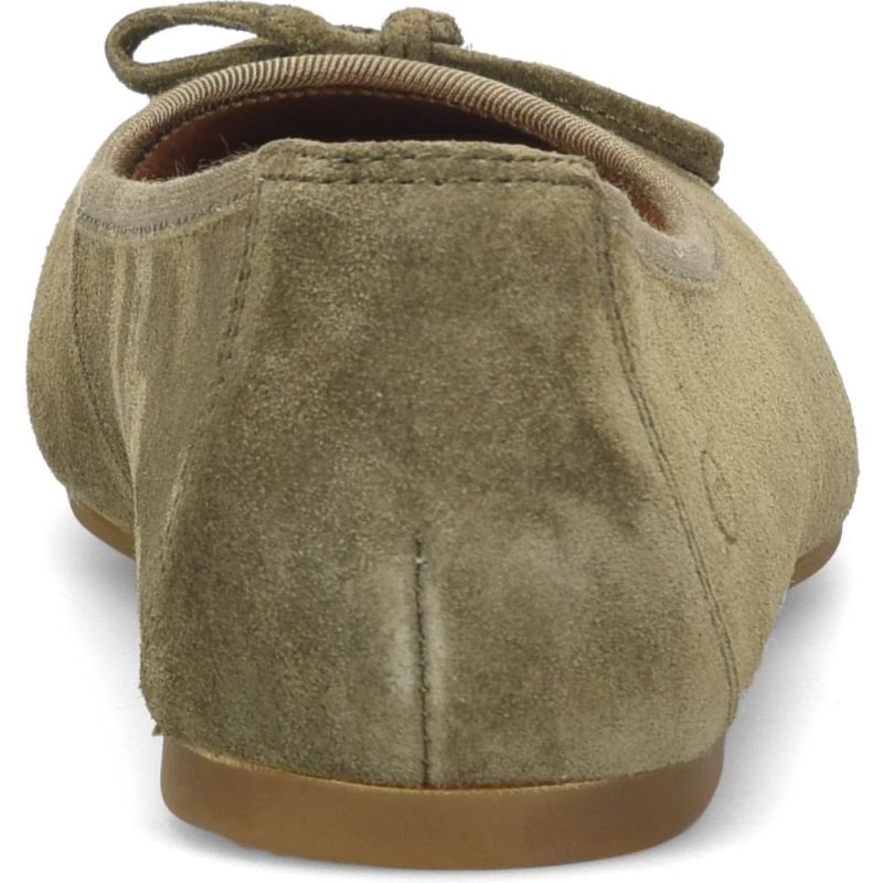Born Women's Brin Flats - Army Suede (Green)