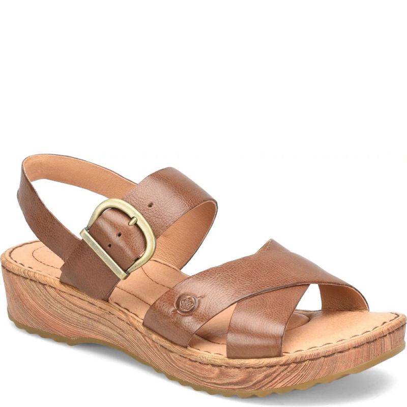 Born Women's Aida Sandals - Luggage (Brown)