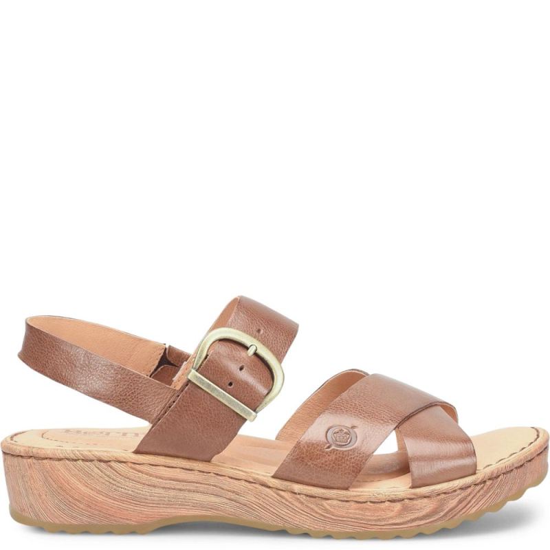Born Women's Aida Sandals - Luggage (Brown)