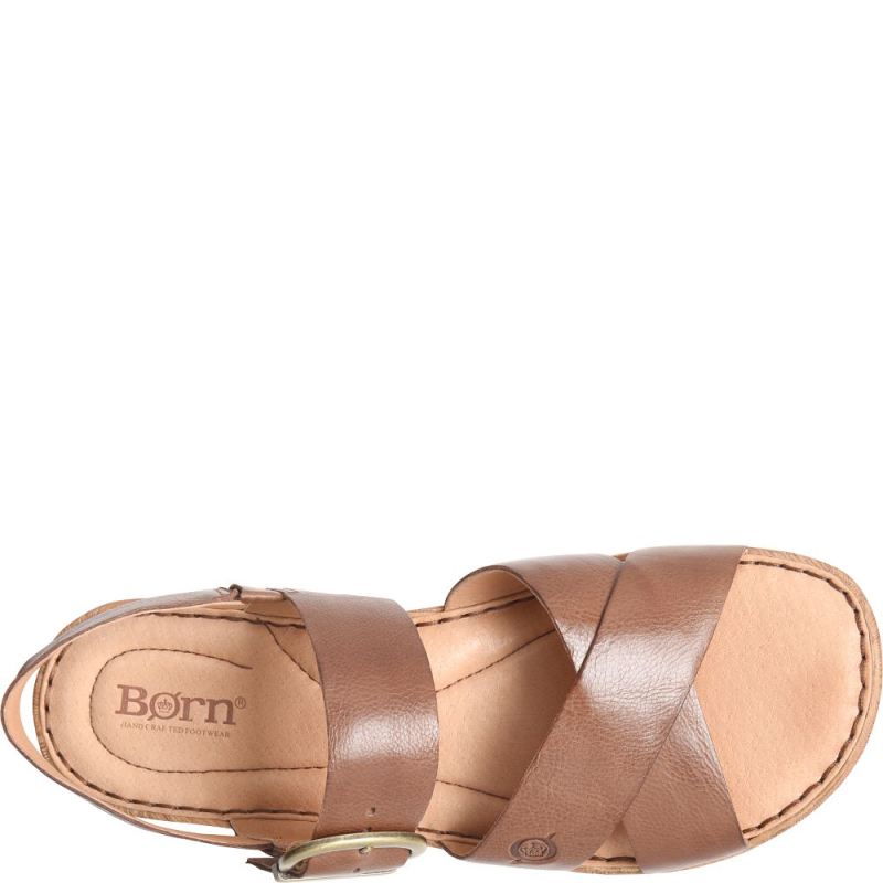 Born Women's Aida Sandals - Luggage (Brown)