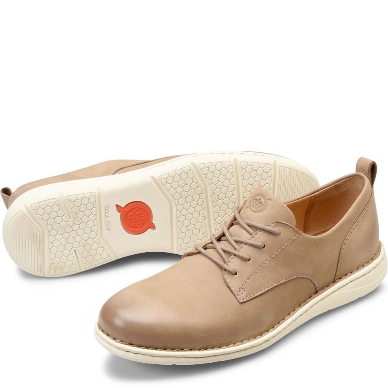 Born Men's Todd Slip-Ons & Lace-Ups - Taupe Stone (Tan)