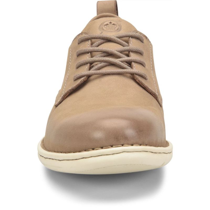 Born Men's Todd Slip-Ons & Lace-Ups - Taupe Stone (Tan)