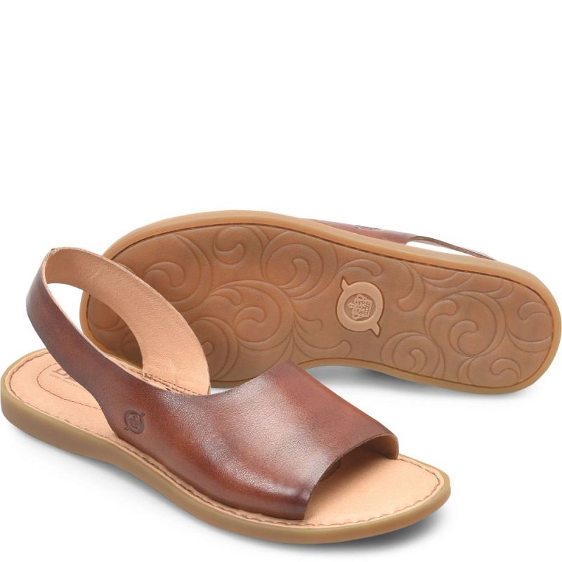 Born Women's Inlet Sandals - Dark Tan Bourbon (Brown)