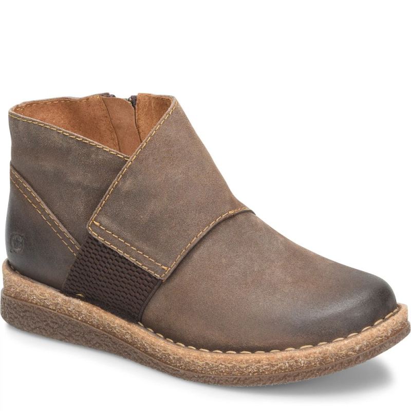 Born Women's Tora Boots - Wet Weather Distressed (Grey)