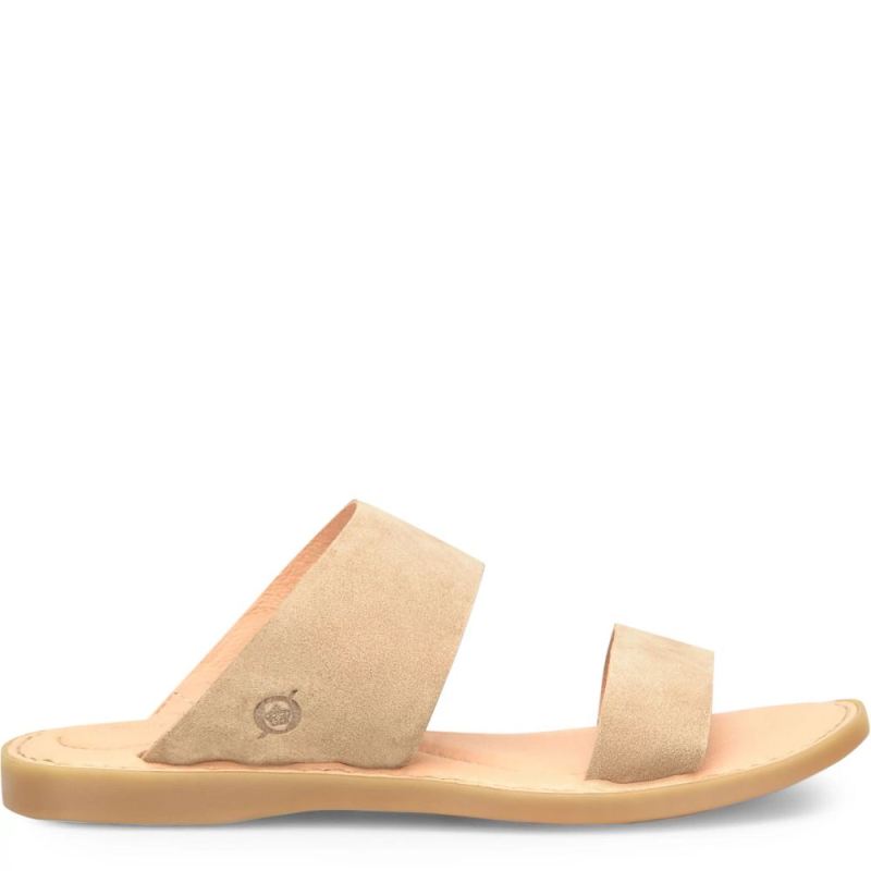 Born Women's Inslo Sandals - Taupe Suede (Tan)