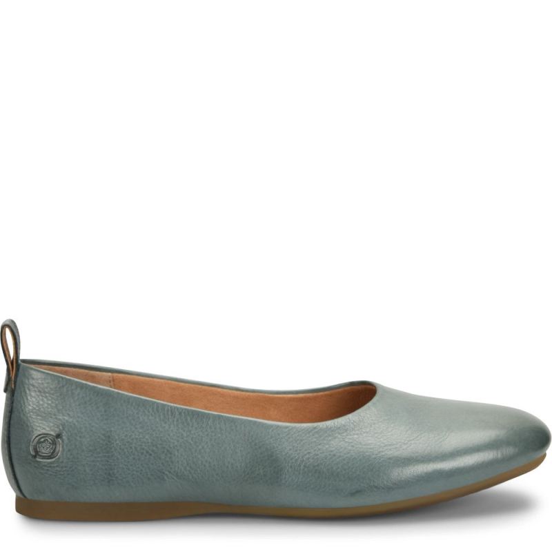 Born Women's Beca Flats - Pine Green (Green)