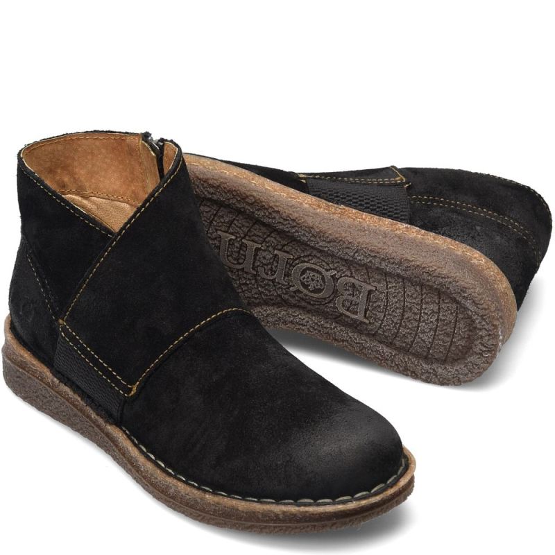 Born Women's Tora Boots - Black Distressed (Black)