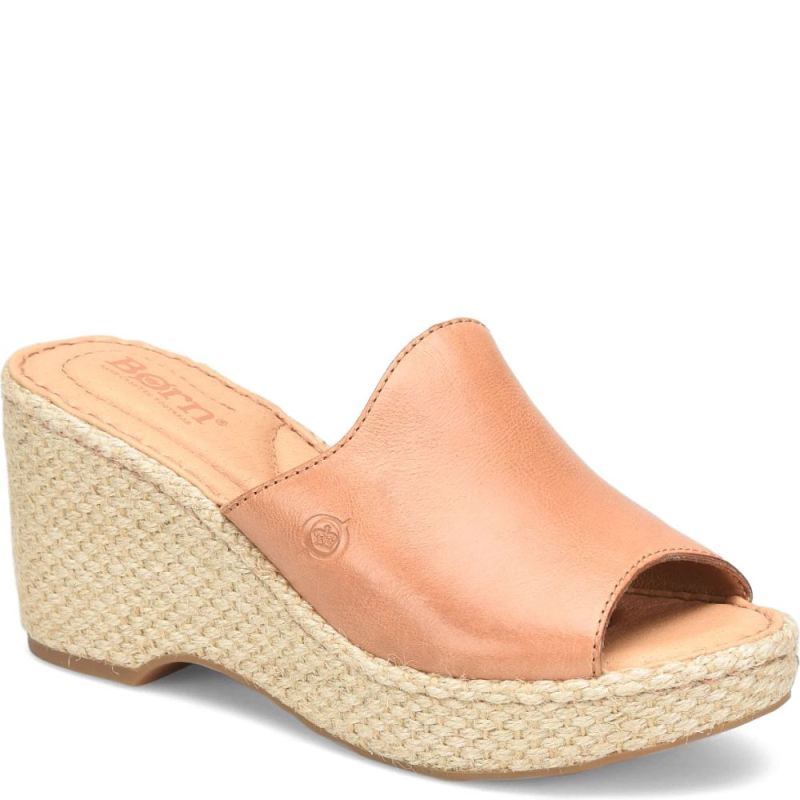 Born Women's Lilah Sandals - Natural Full Grain (Tan)