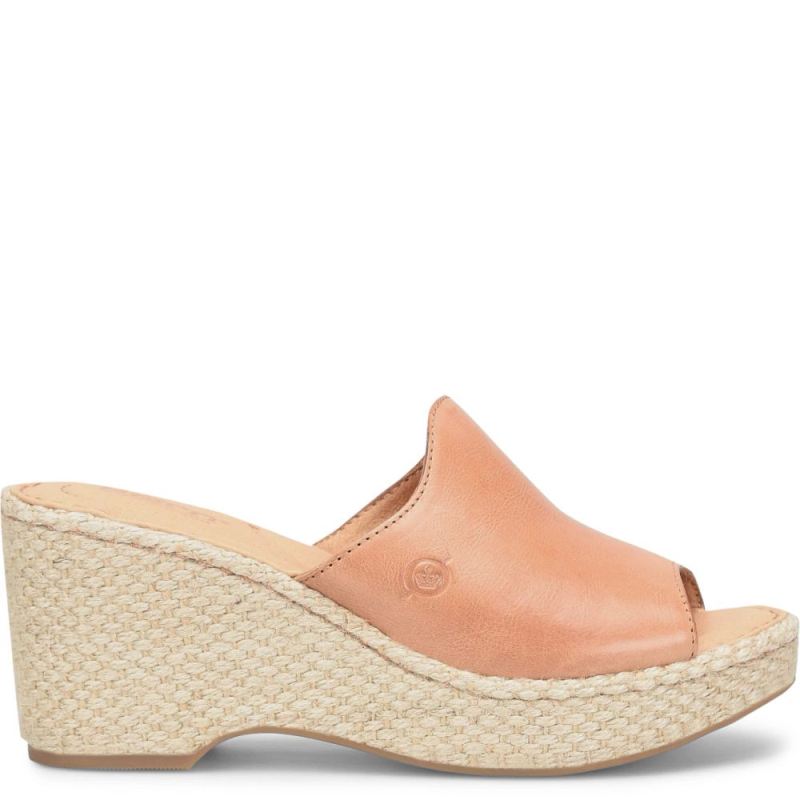 Born Women's Lilah Sandals - Natural Full Grain (Tan)