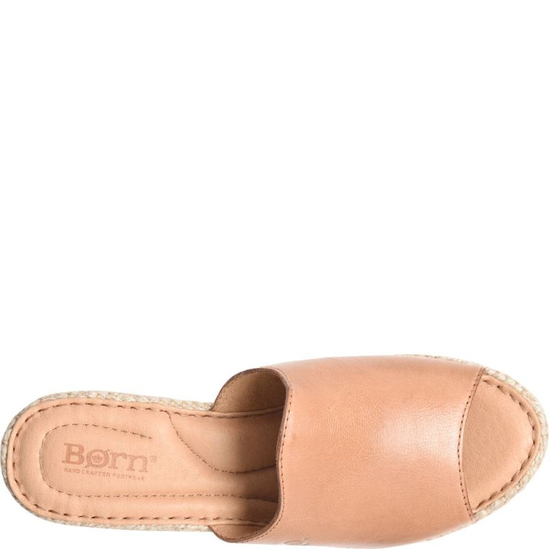 Born Women's Lilah Sandals - Natural Full Grain (Tan)