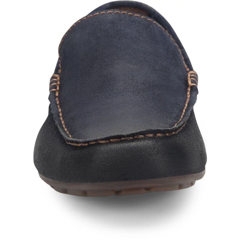 Born Men's Allan Slip-Ons & Lace-Ups - Navy Distressed (Blue)