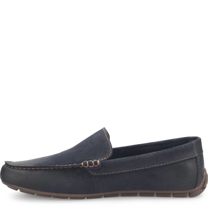 Born Men's Allan Slip-Ons & Lace-Ups - Navy Distressed (Blue)
