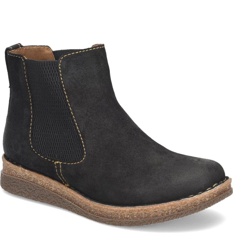 Born Women's Faline Boots - Black Distressed (Black)