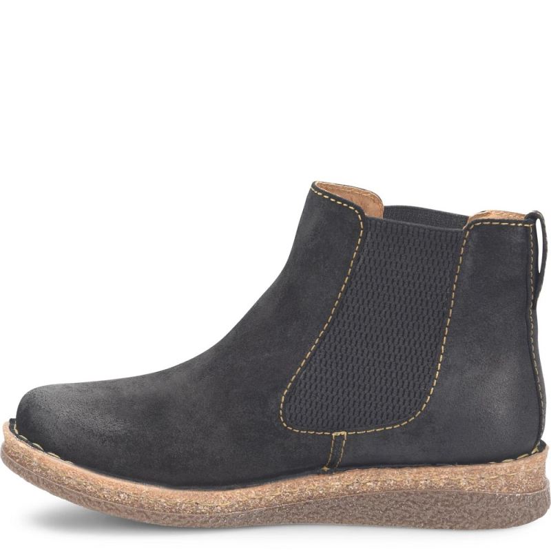 Born Women's Faline Boots - Black Distressed (Black)