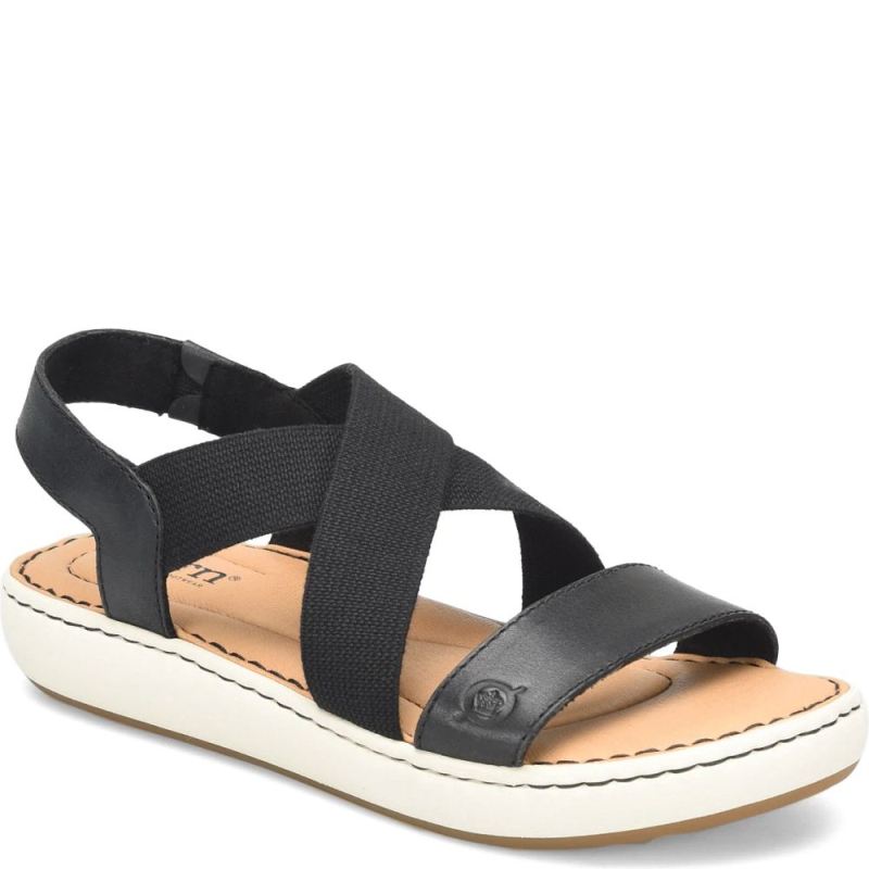 Born Women's Jayla Sandals - Black Combo (Black)