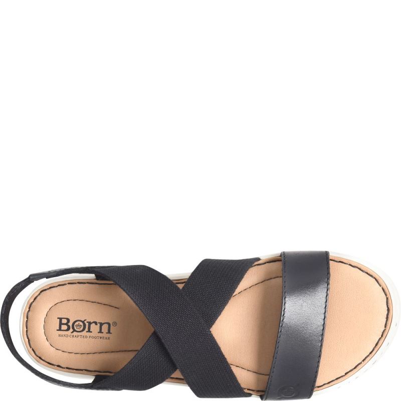 Born Women's Jayla Sandals - Black Combo (Black)