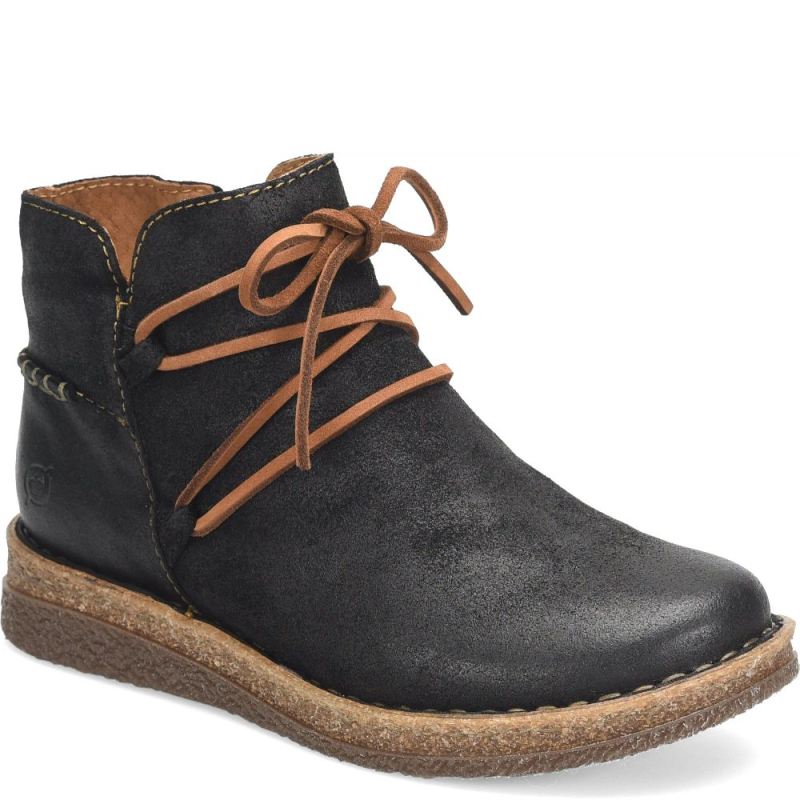 Born Women's Calyn Boots - Black Distressed (Black)