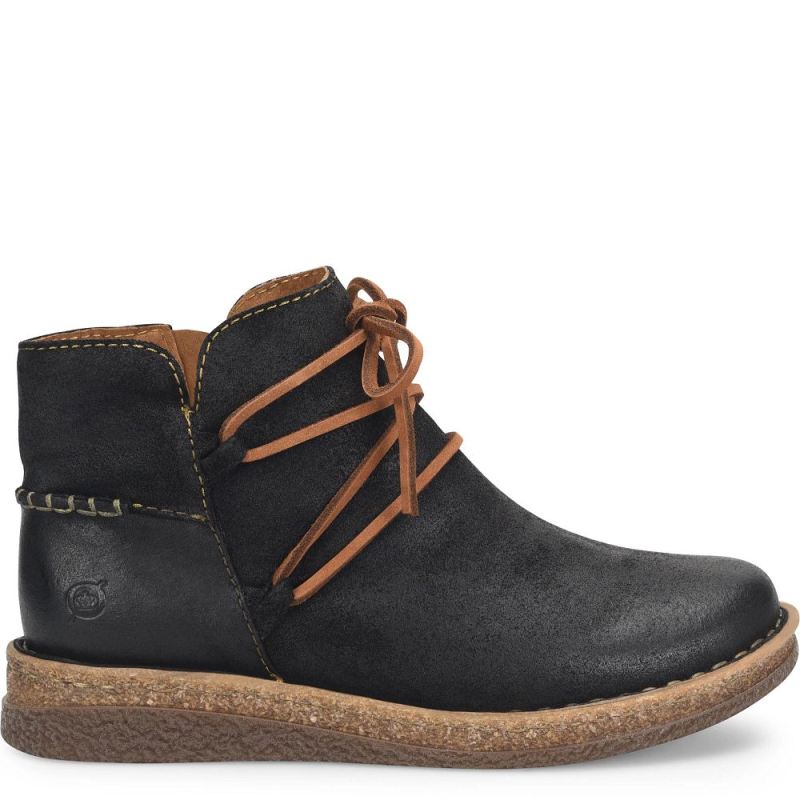 Born Women's Calyn Boots - Black Distressed (Black)