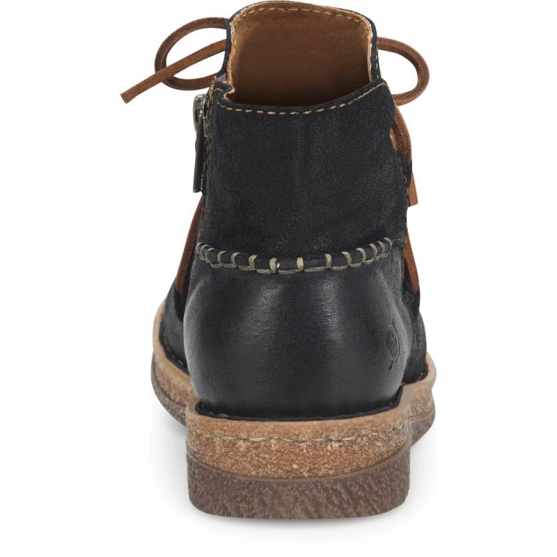 Born Women's Calyn Boots - Black Distressed (Black) - Click Image to Close