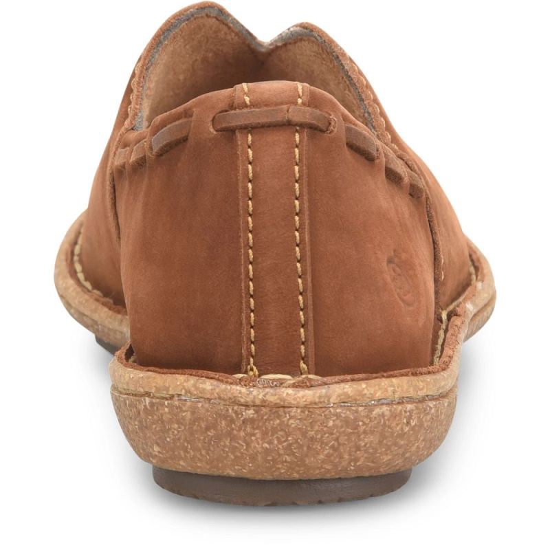 Born Women's Naya Slip-Ons & Lace-Ups - Maple Leaf Nubuck (Tan)