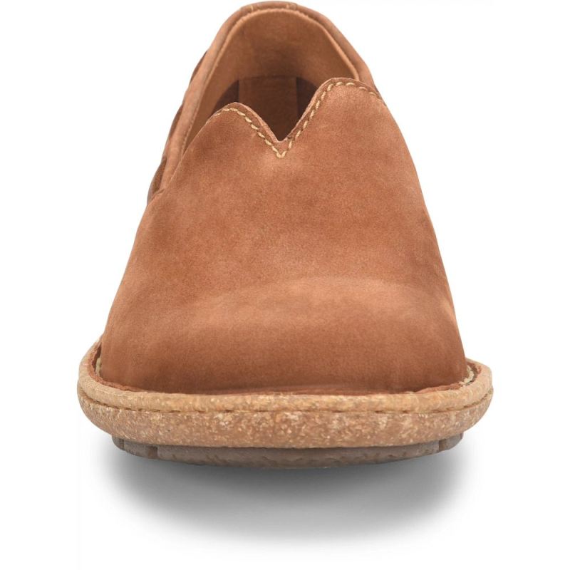 Born Women's Naya Slip-Ons & Lace-Ups - Maple Leaf Nubuck (Tan)