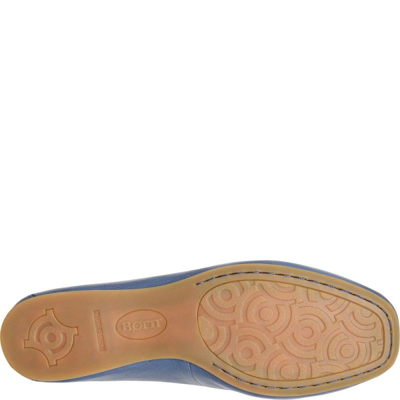 Born Women's Brin Flats - Navy Marine (Blue)