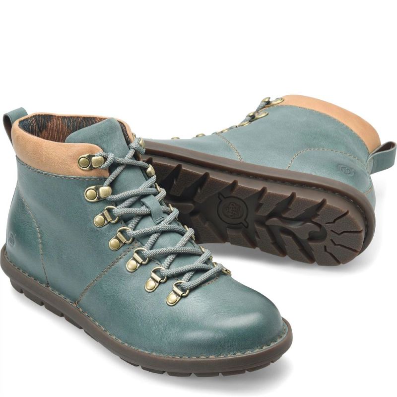 Born Women's Blaine Boots - Turquoise and Natural (Blue)