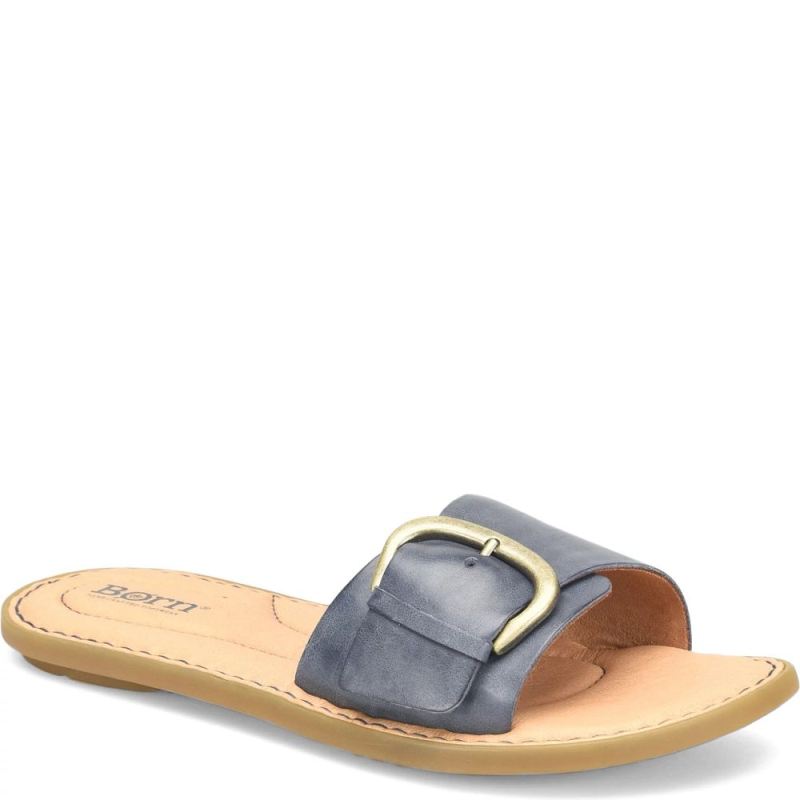 Born Women's Miarra Sandals - Navy Oceano (Blue)