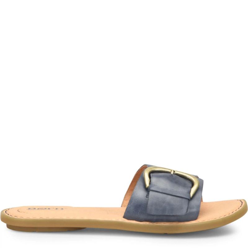 Born Women's Miarra Sandals - Navy Oceano (Blue)
