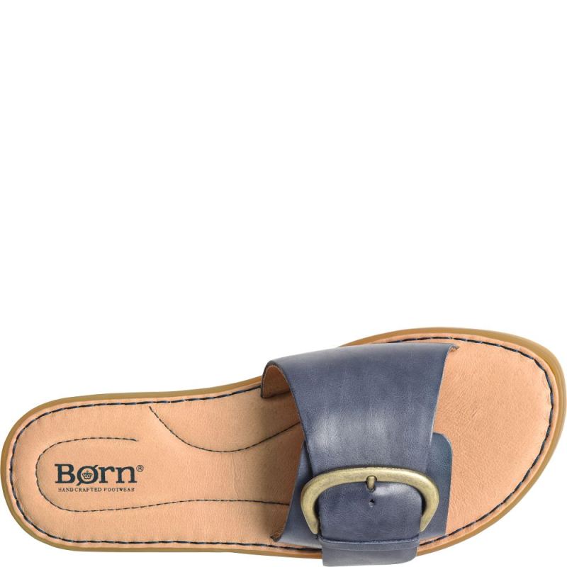 Born Women's Miarra Sandals - Navy Oceano (Blue)