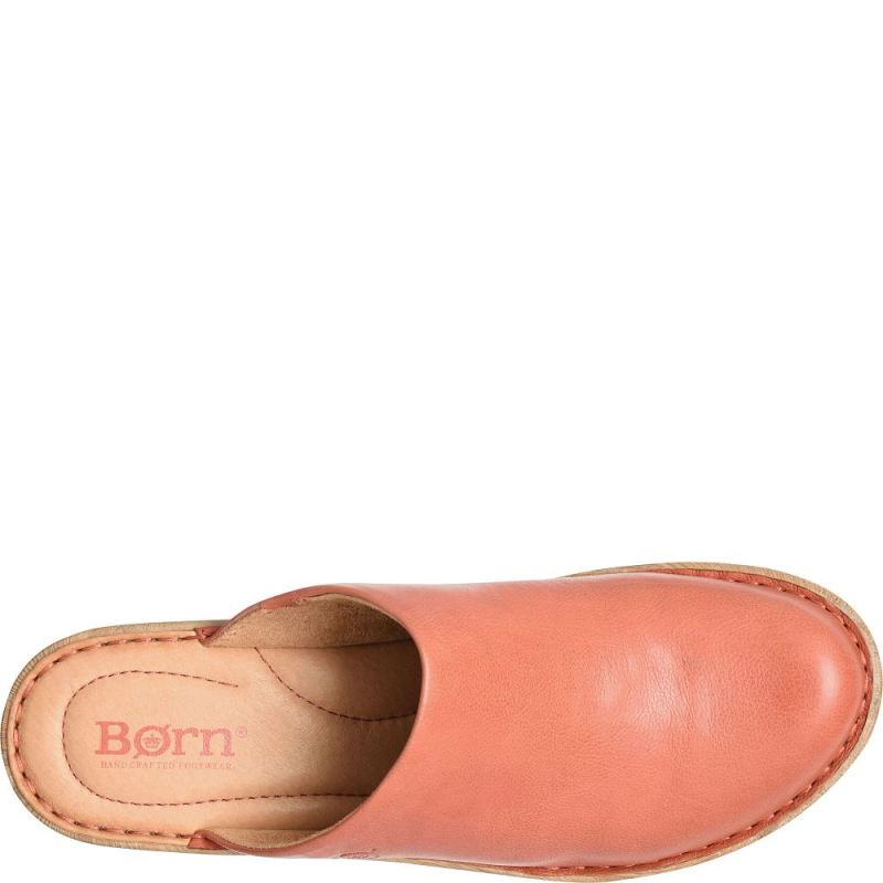 Born Women's Natalie Clogs - Rust Cayenne (Orange)