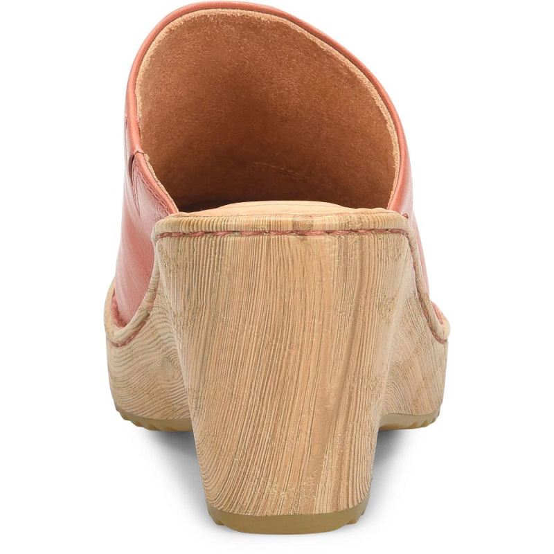 Born Women's Natalie Clogs - Rust Cayenne (Orange)
