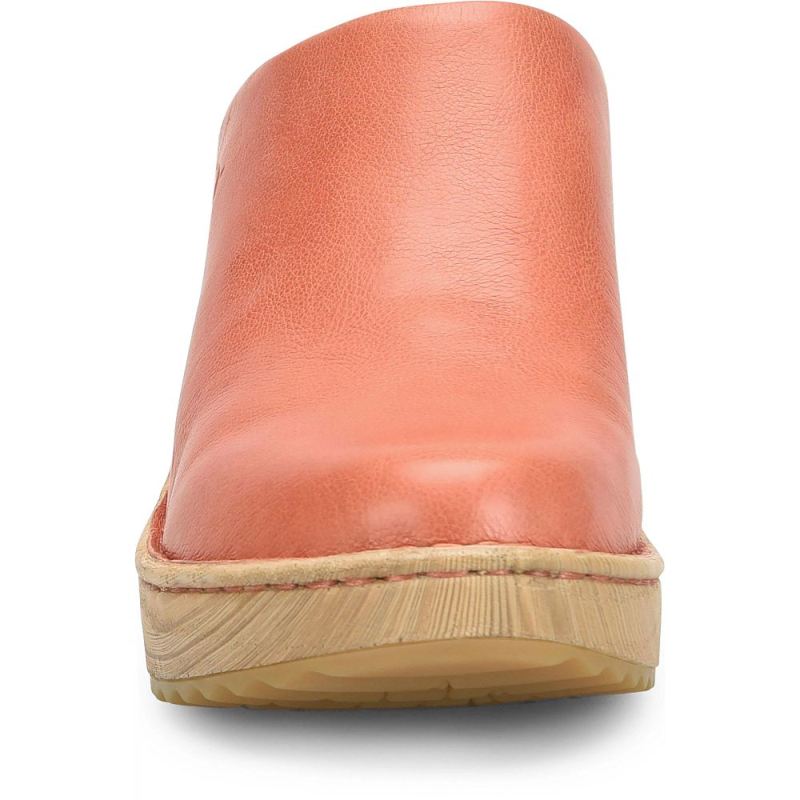 Born Women's Natalie Clogs - Rust Cayenne (Orange)