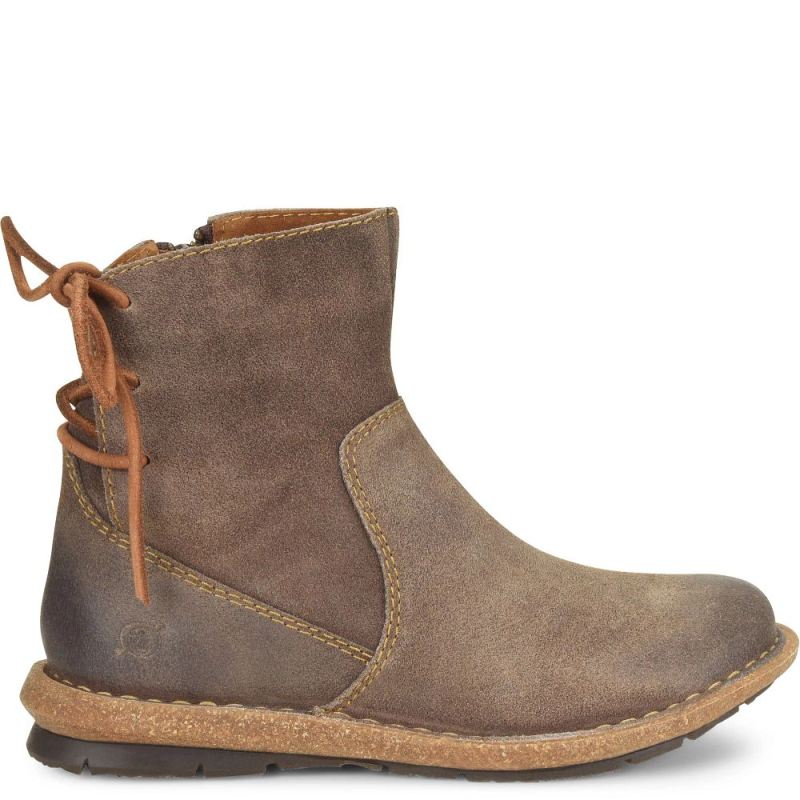Born Women's Taran Boots - Wet Weather Distressed (Grey)