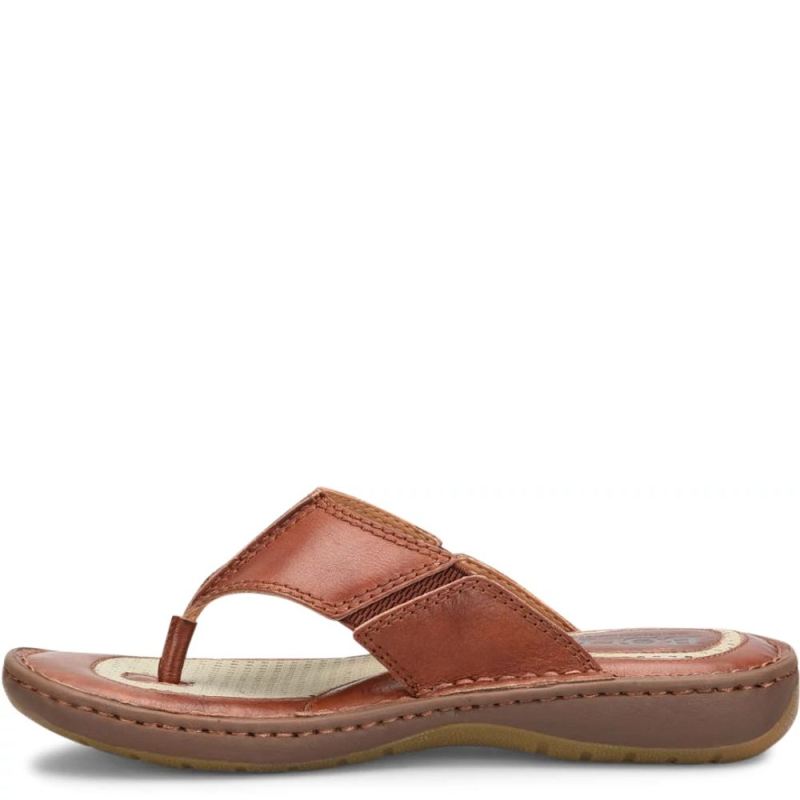 Born Men's Corvo Sandals - Dark Tan Bourbon (Brown)