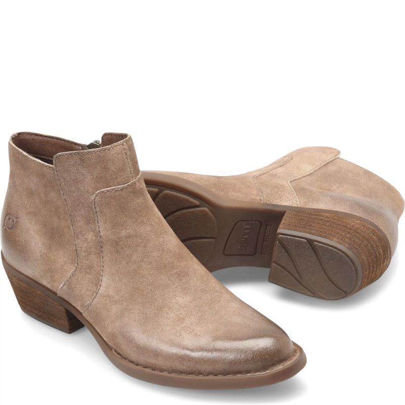 Born Women's Mckenzie Boots - Taupe Distressed (Tan)