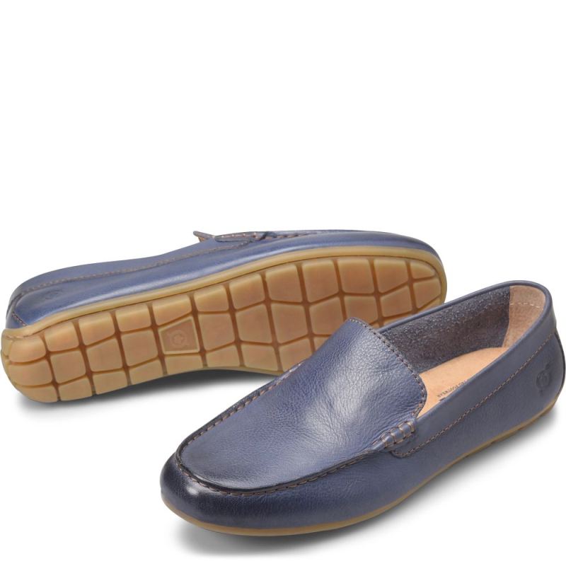 Born Men's Allan Slip-Ons & Lace-Ups - Navy Cozumer (Blue)