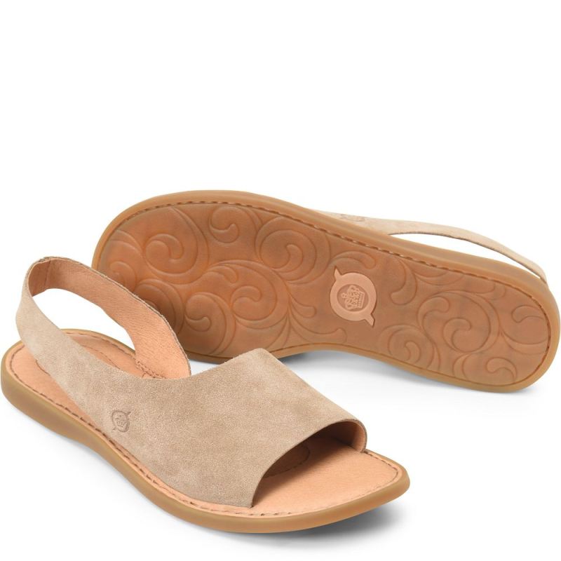 Born Women's Inlet Sandals - Taupe Suede (Tan)