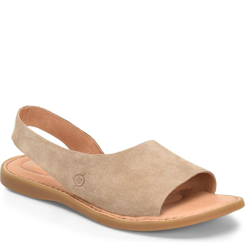 Born Women's Inlet Sandals - Taupe Suede (Tan)