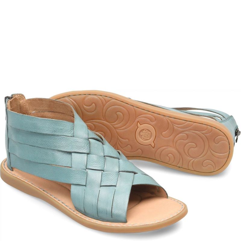 Born Women's Iwa Woven Sandals - Turquoise Lagoon (Green) Born Women's Iwa Woven Sandals - Turquoise Lagoon (Green)