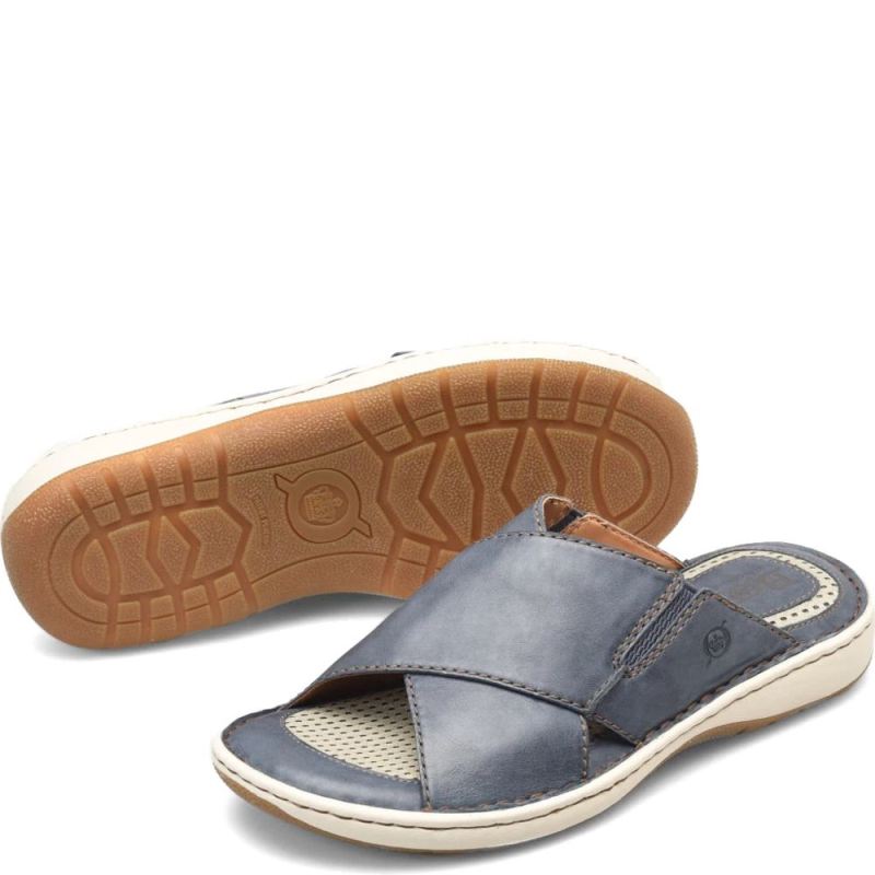 Born Men's Marco Sandals - Navy Universe (Blue)