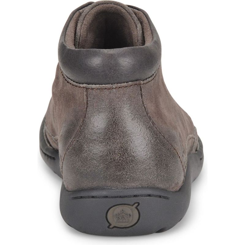 Born Men's Nigel Boots - Grey Combo Distressed (Grey)
